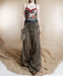 Tassel Belt Lantern Pants